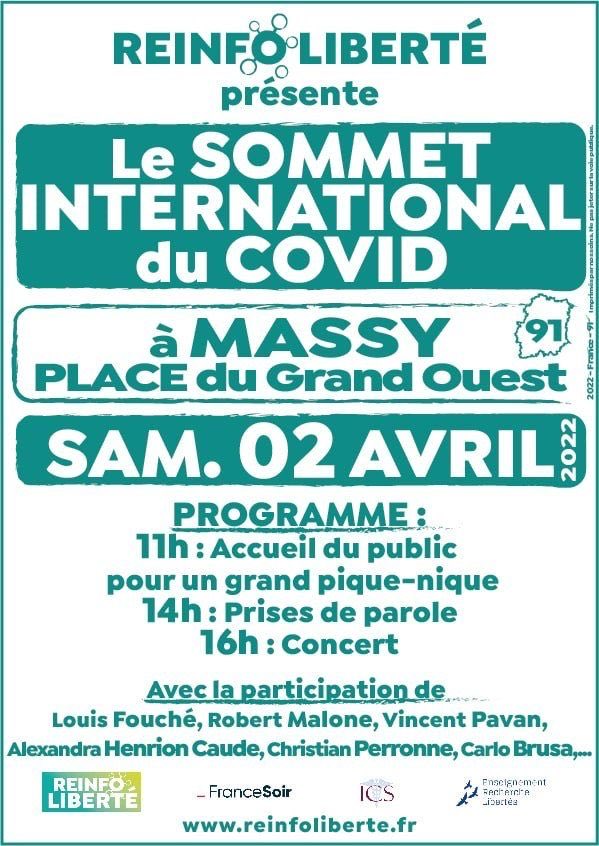 Sommet International du Covid à Massy