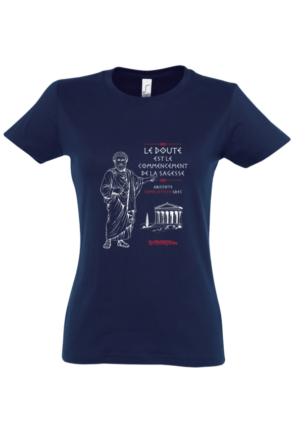 T-shirts Aristote_Femme_Bleu marine 6_T-Shirt Femme