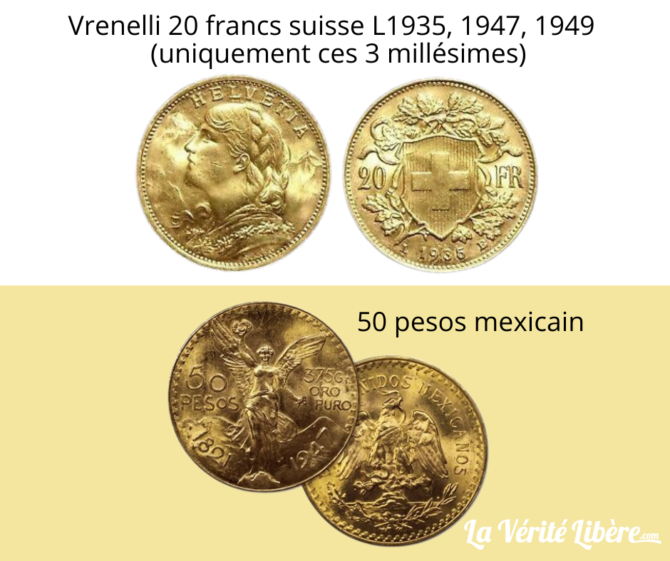 Vrenelli 20 francs suisse