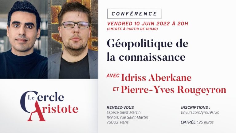 Conférence sur la Géopolitique avec Idriss Aberkane et Pierre-Yves Rougeyron