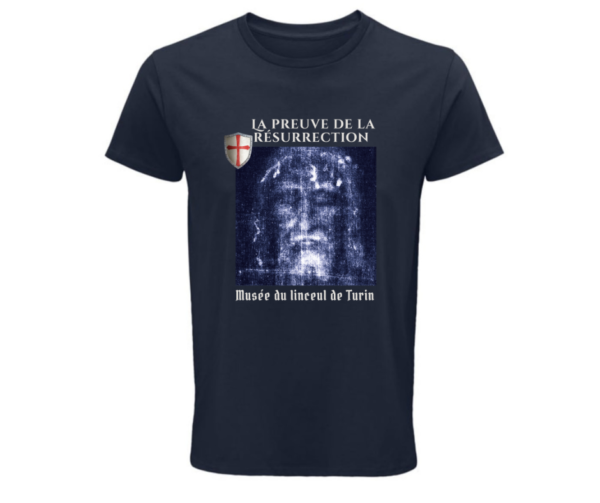 T-shirt Homme bleu marine_Linceul