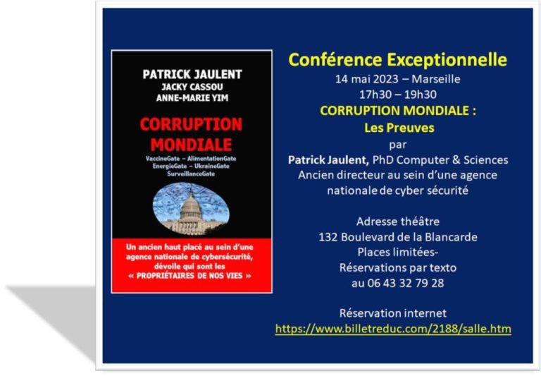 Conférence Patrick Jaulent à Marseille