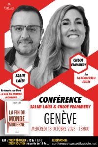 Conférence Chloé Frammery et Salim Laïbi