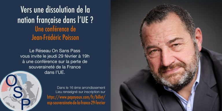 Conférence de Jean-Frédéric Poisson
