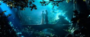 Scène d'amour entre Arwen et Aragorn
